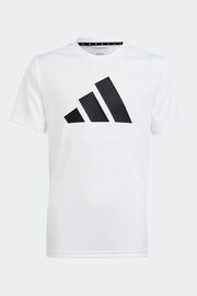 adidas White Regular Fit Sportswear Train Essentials Aeroready Logo T-Shirt - Image 1 of 5