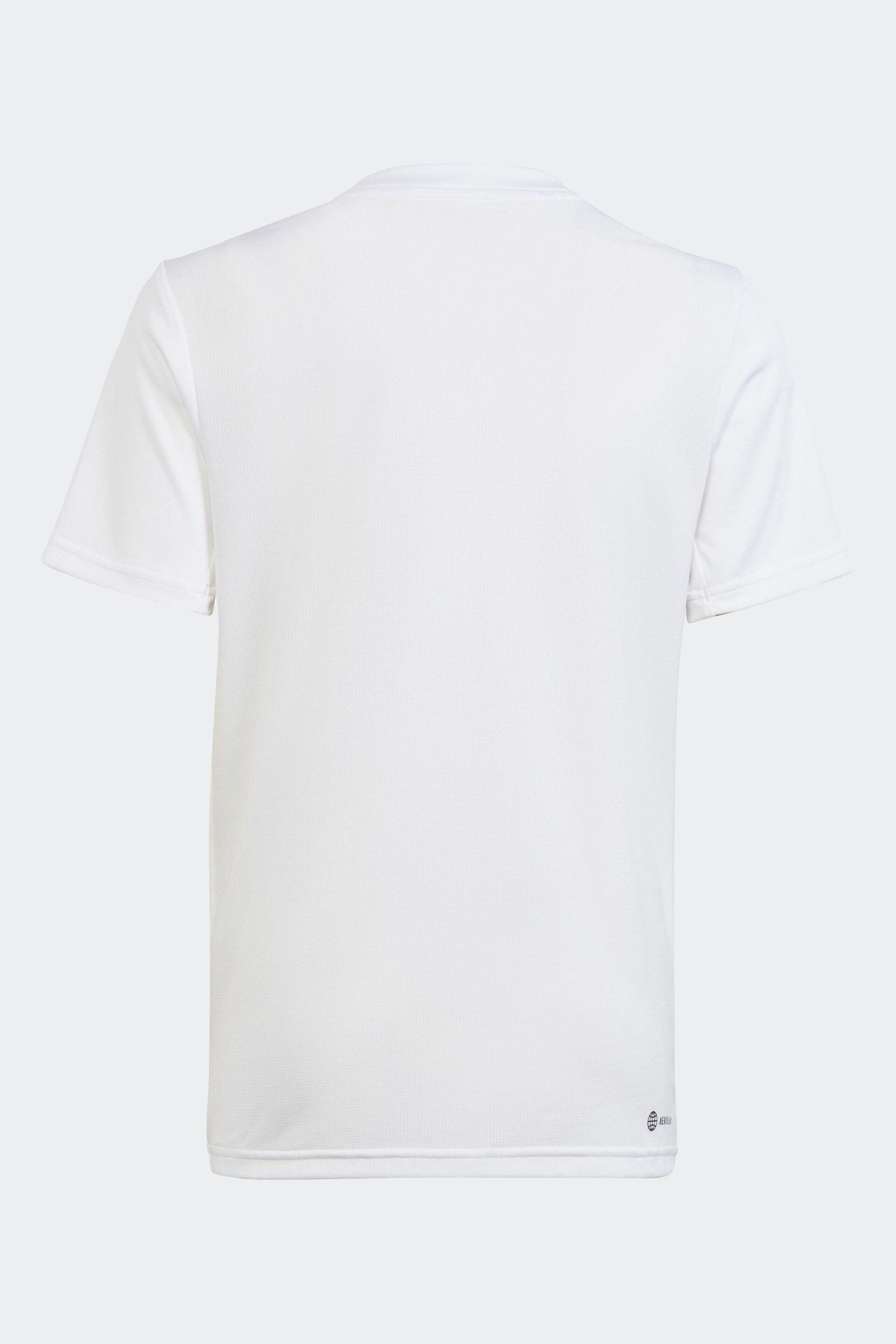adidas White Regular Fit Sportswear Train Essentials Aeroready Logo T-Shirt - Image 2 of 5