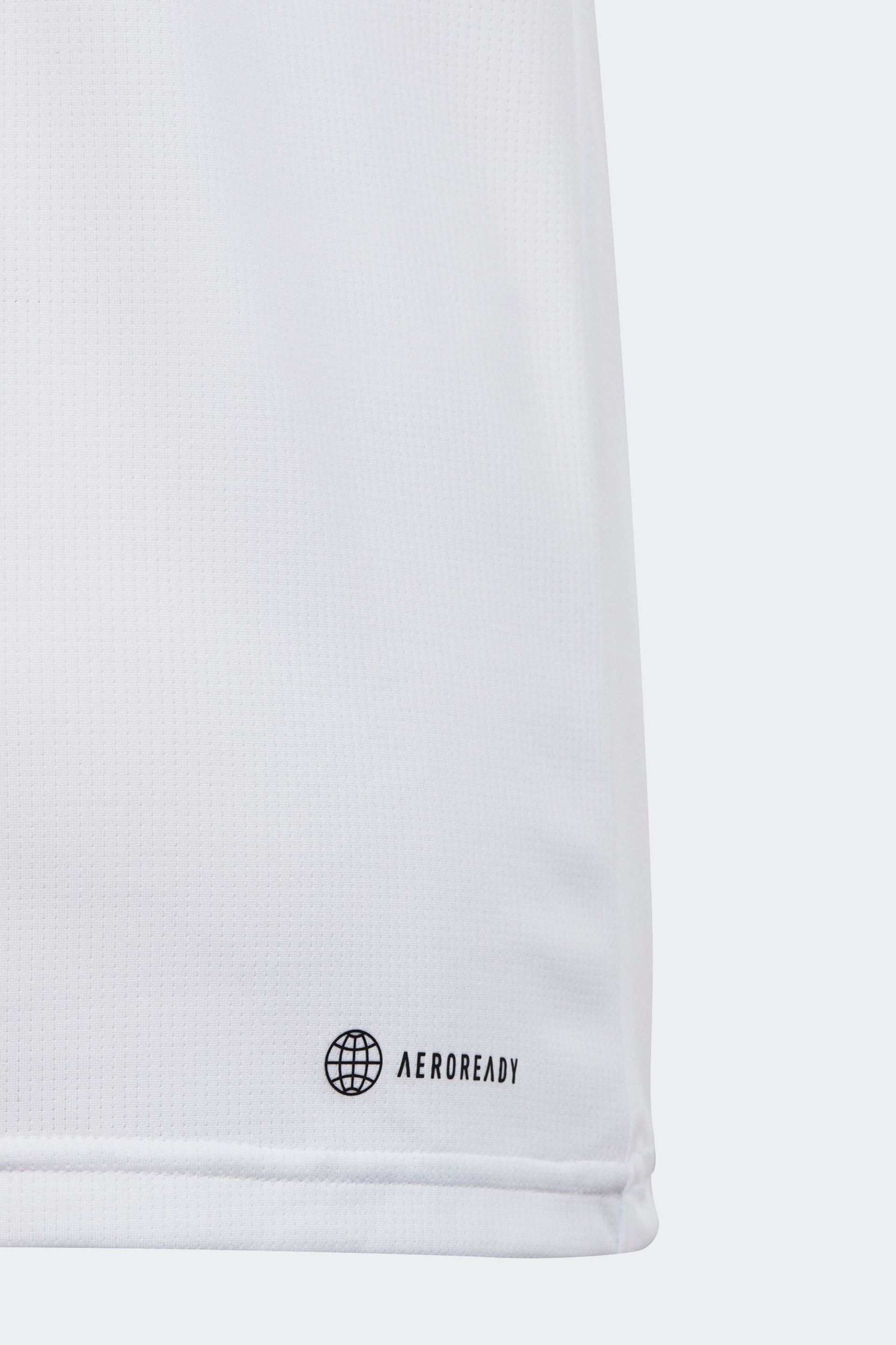 adidas White Regular Fit Sportswear Train Essentials Aeroready Logo T-Shirt - Image 5 of 5