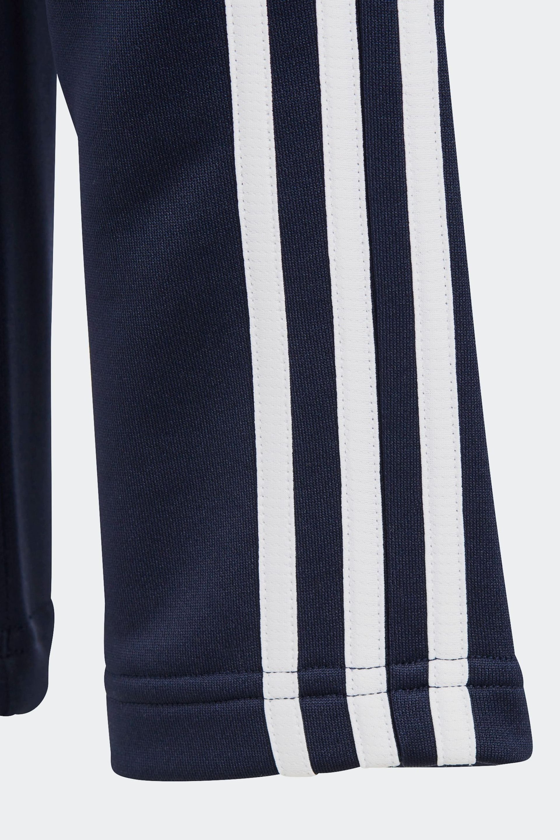 adidas Blue Sportswear Train Essentials Aeroready 3-Stripes Regular-Fit Joggers - Image 4 of 6