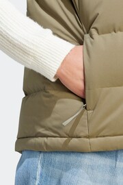 adidas Terrex Green Helionic Down Vest - Image 6 of 8