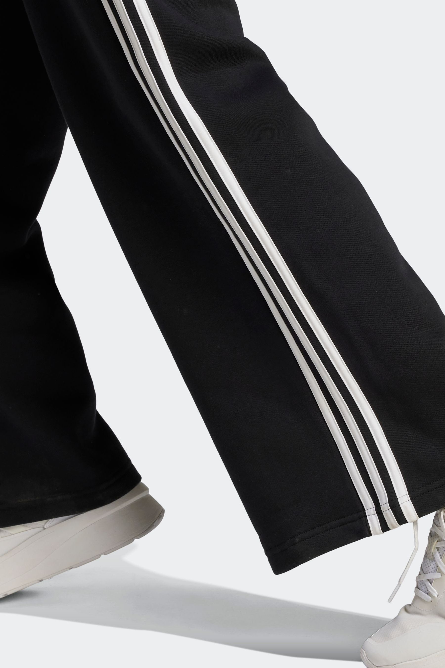 Adidas black and white striped pants deals
