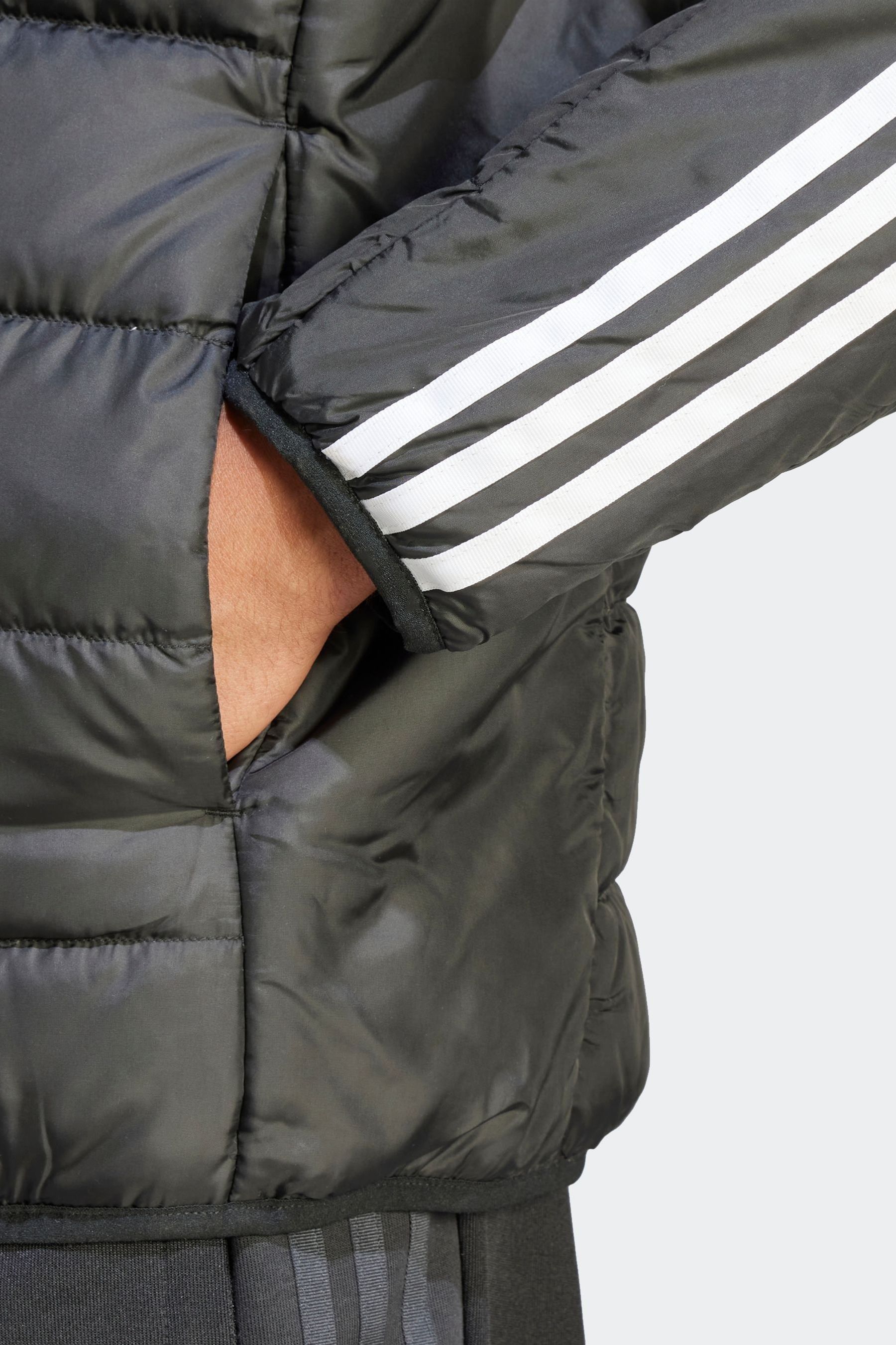 Adidas 3 stripes down jacket discount