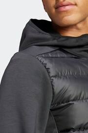 adidas Black Terrex Essentials Hybrid Down Hooded Jacket - Image 6 of 7