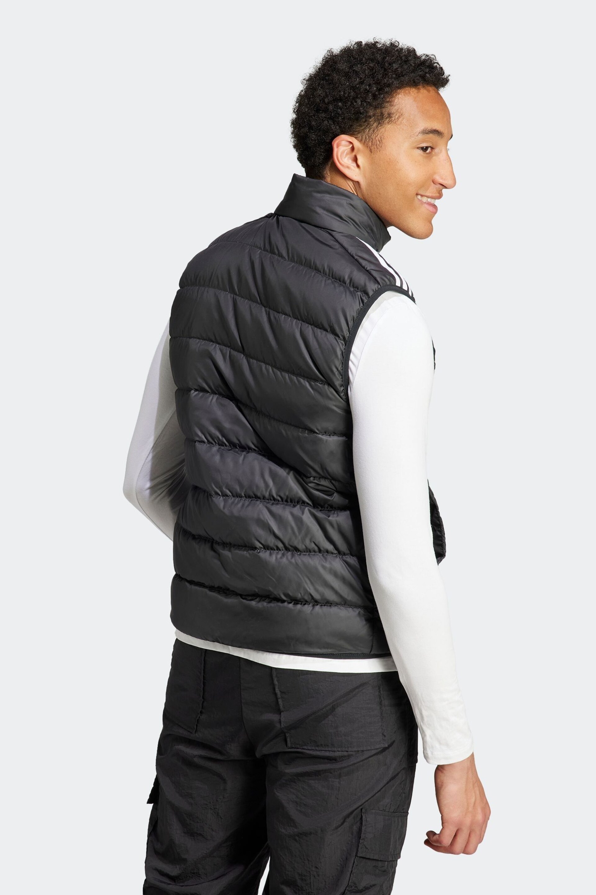 adidas Terrex Essentials 3-Stripes Light Down Vest - Image 3 of 7