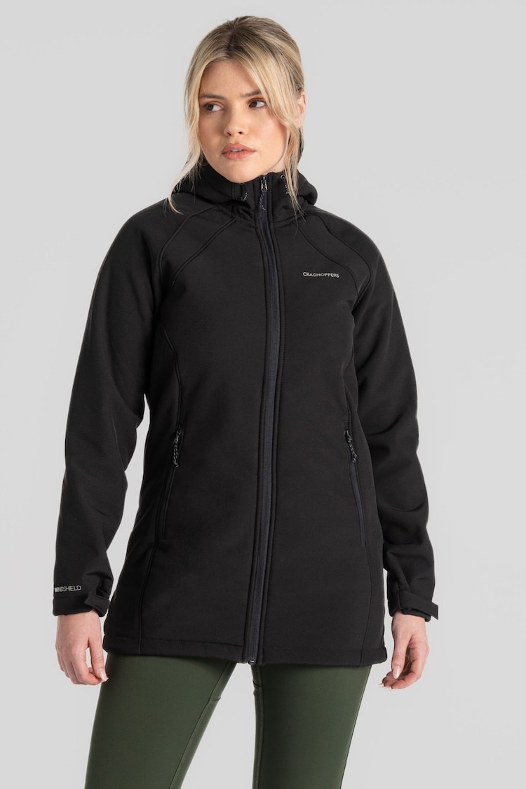 Craghoppers Gwen Hooded Black Jacket - Image 1 of 7