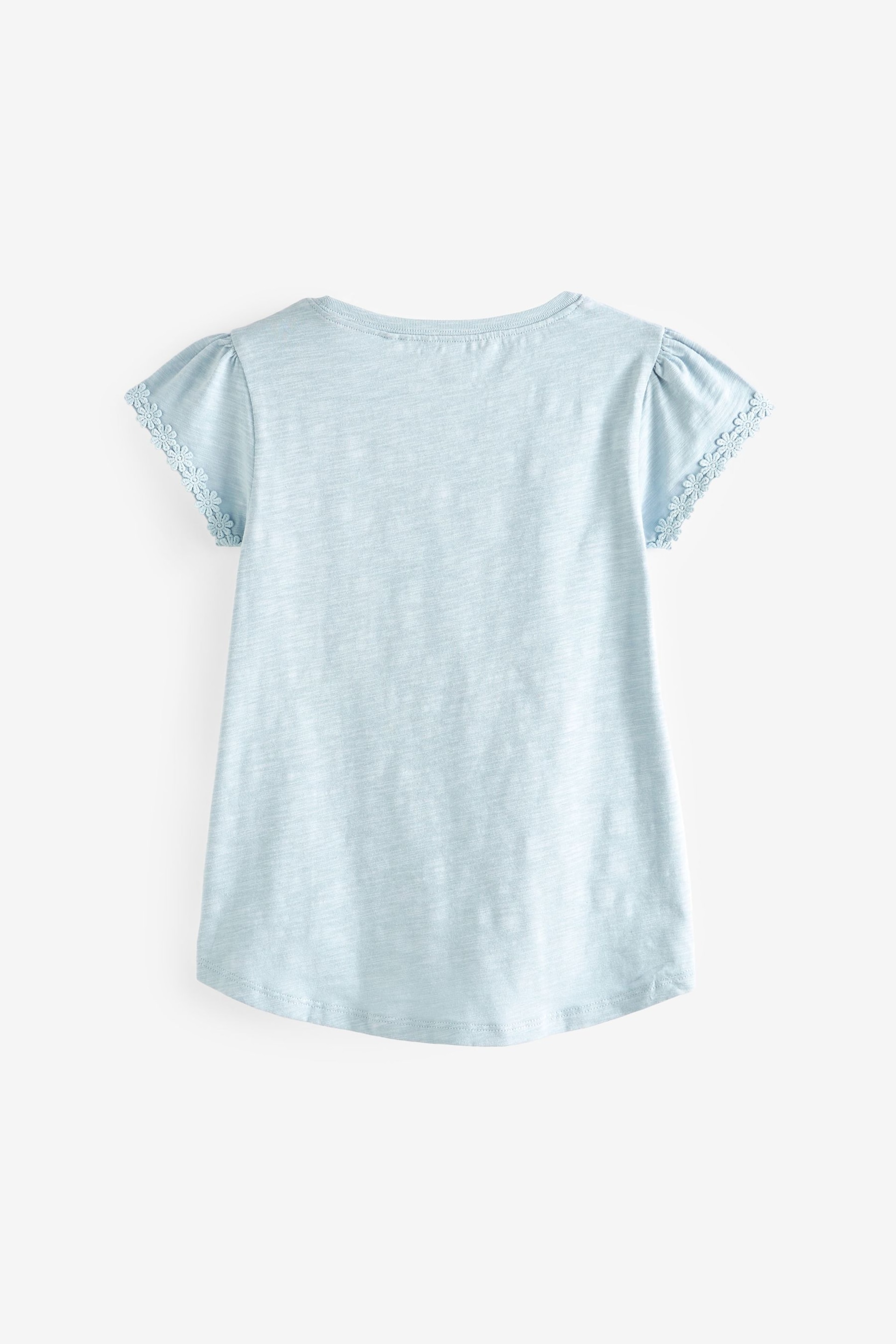 Blue Daisy Pocket T-Shirt (1.5-16yrs) - Image 6 of 7