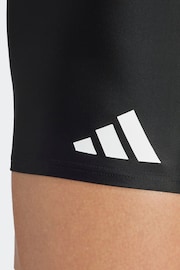 adidas Black Solid Swim Boxers - Image 5 of 6