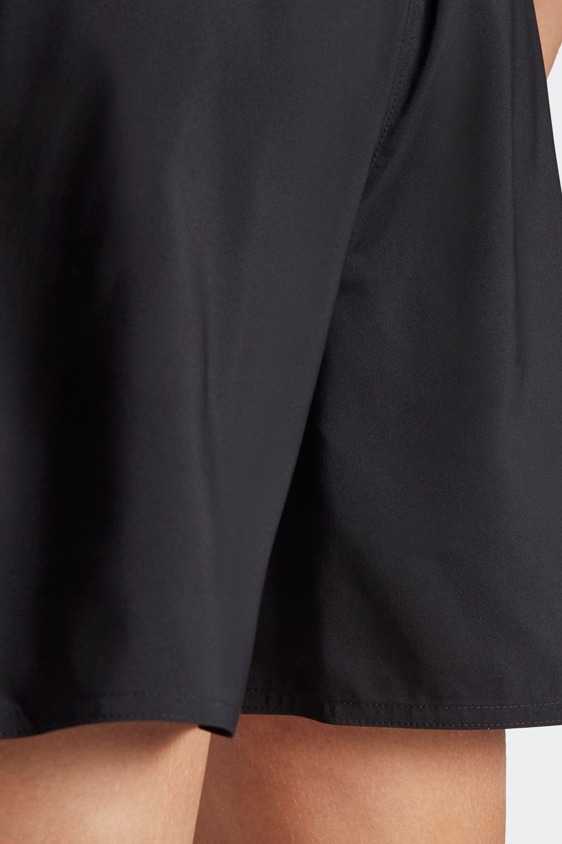 adidas Dark Black Solid CLX Short Length Swim Shorts - Image 7 of 9