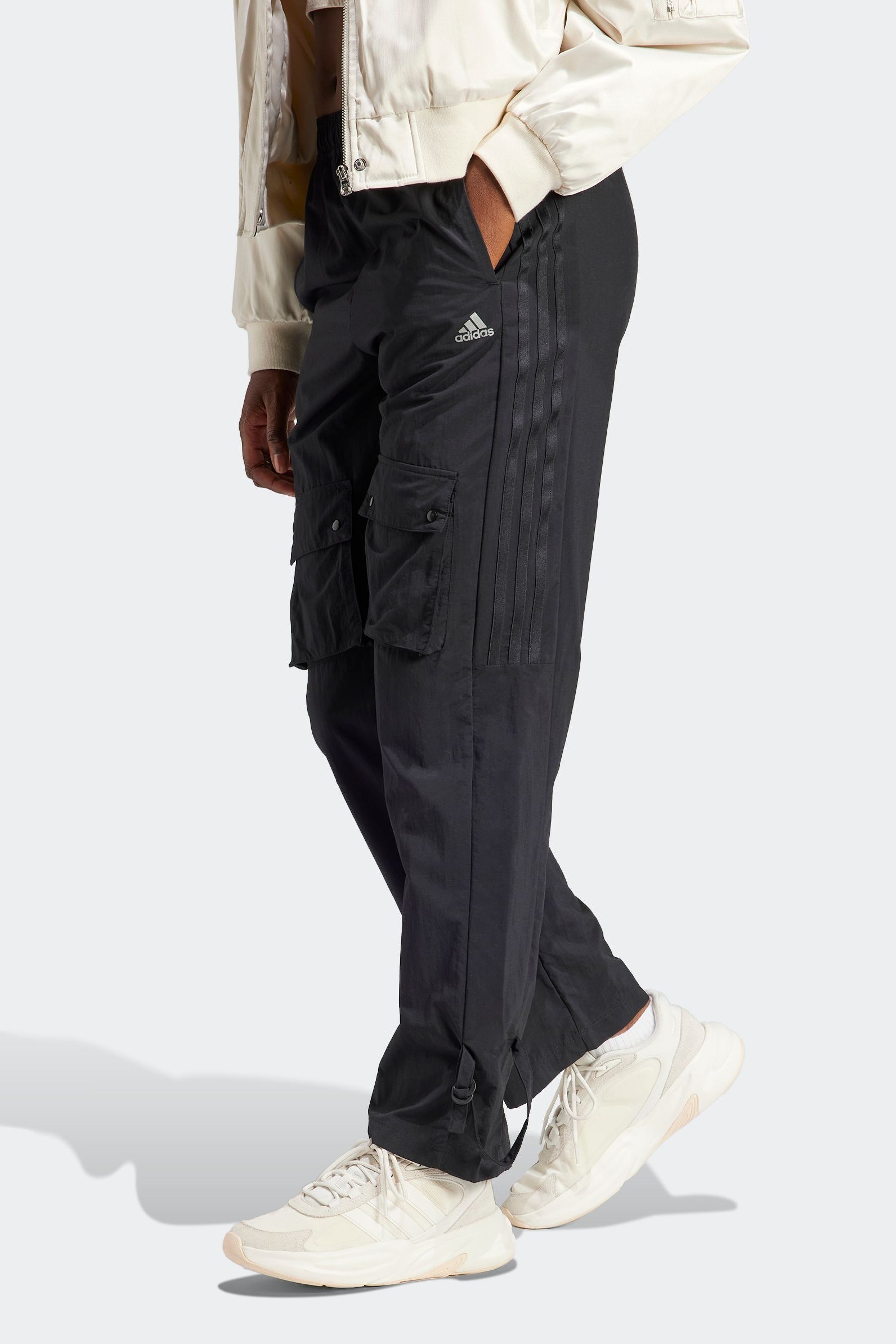 Buy adidas Black Tiro Woven Cargo Joggers from Next Luxembourg
