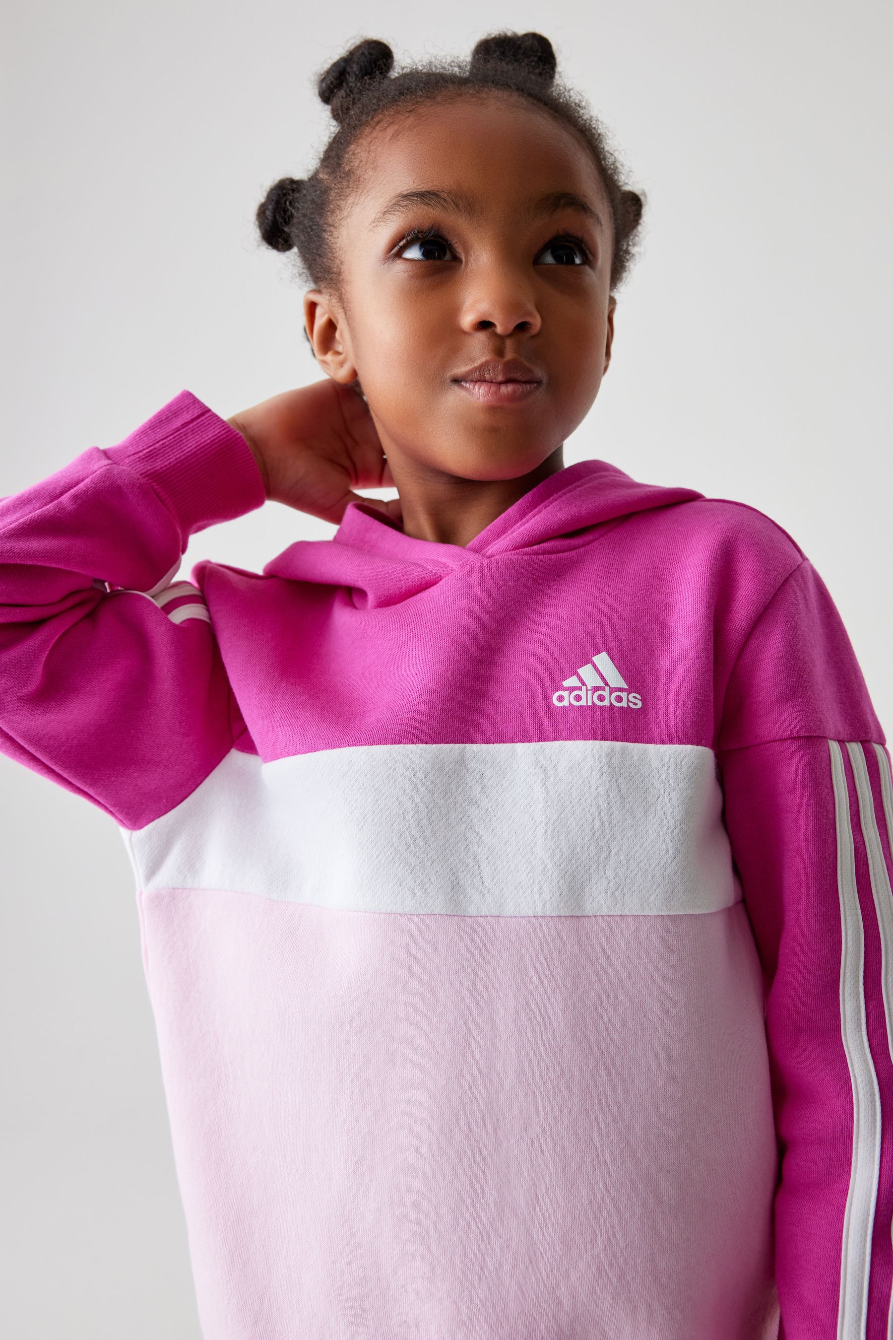 Acheter Ensemble adidas vetements de sport pour enfants Tiberio 3 bandes color block en polaire from Next Luxembourg