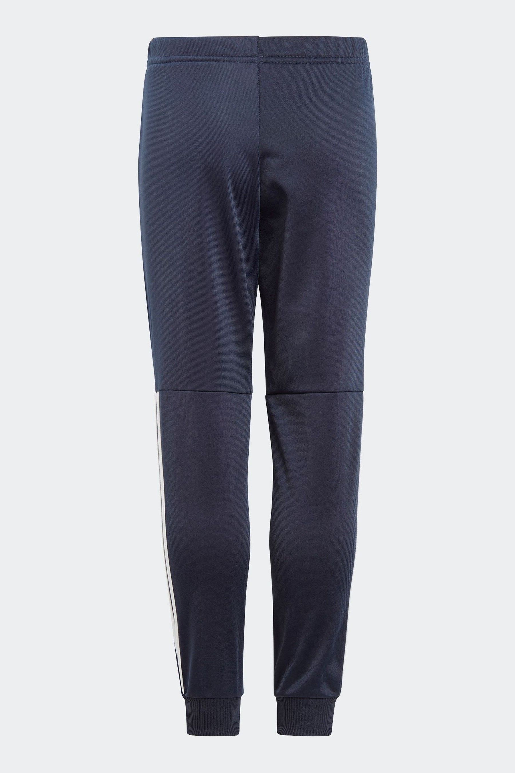 Blue and black adidas tracksuit new arrivals
