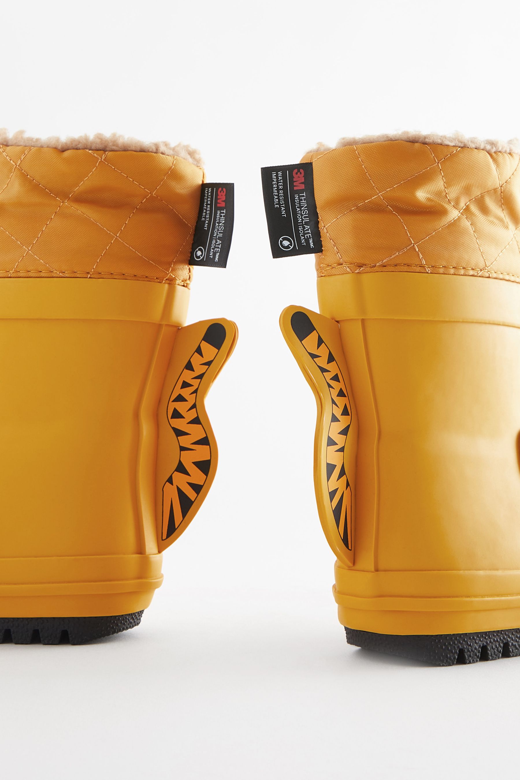 Buy Yellow Tiger Cuff Wellies from Next United Arab Emirates