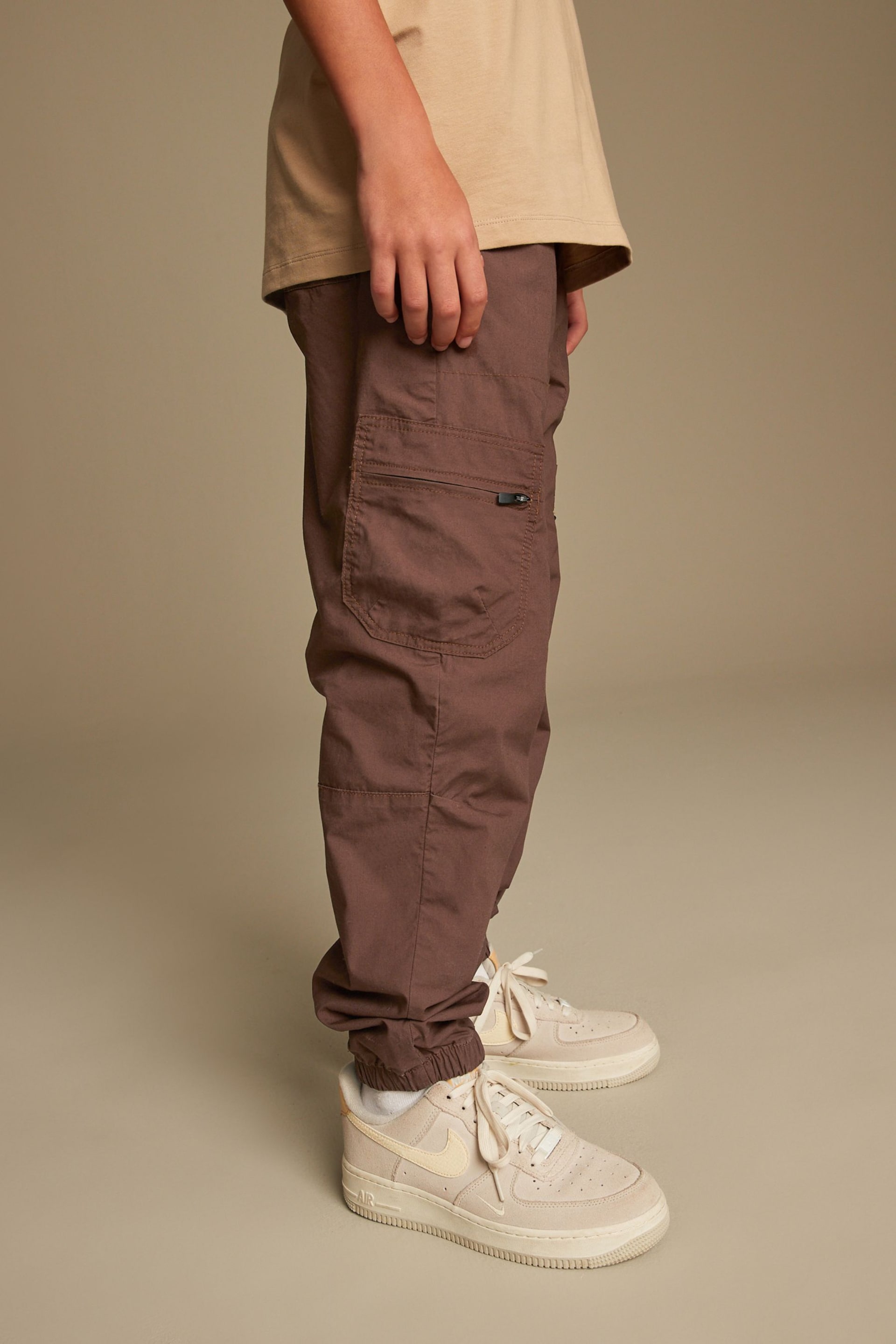 Brown Lined Cargo Trousers (3-16yrs) - Image 9 of 9