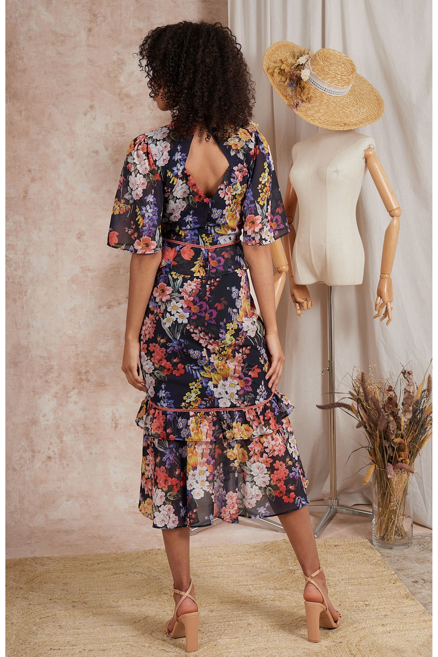Hope and ivy navy dress outlet