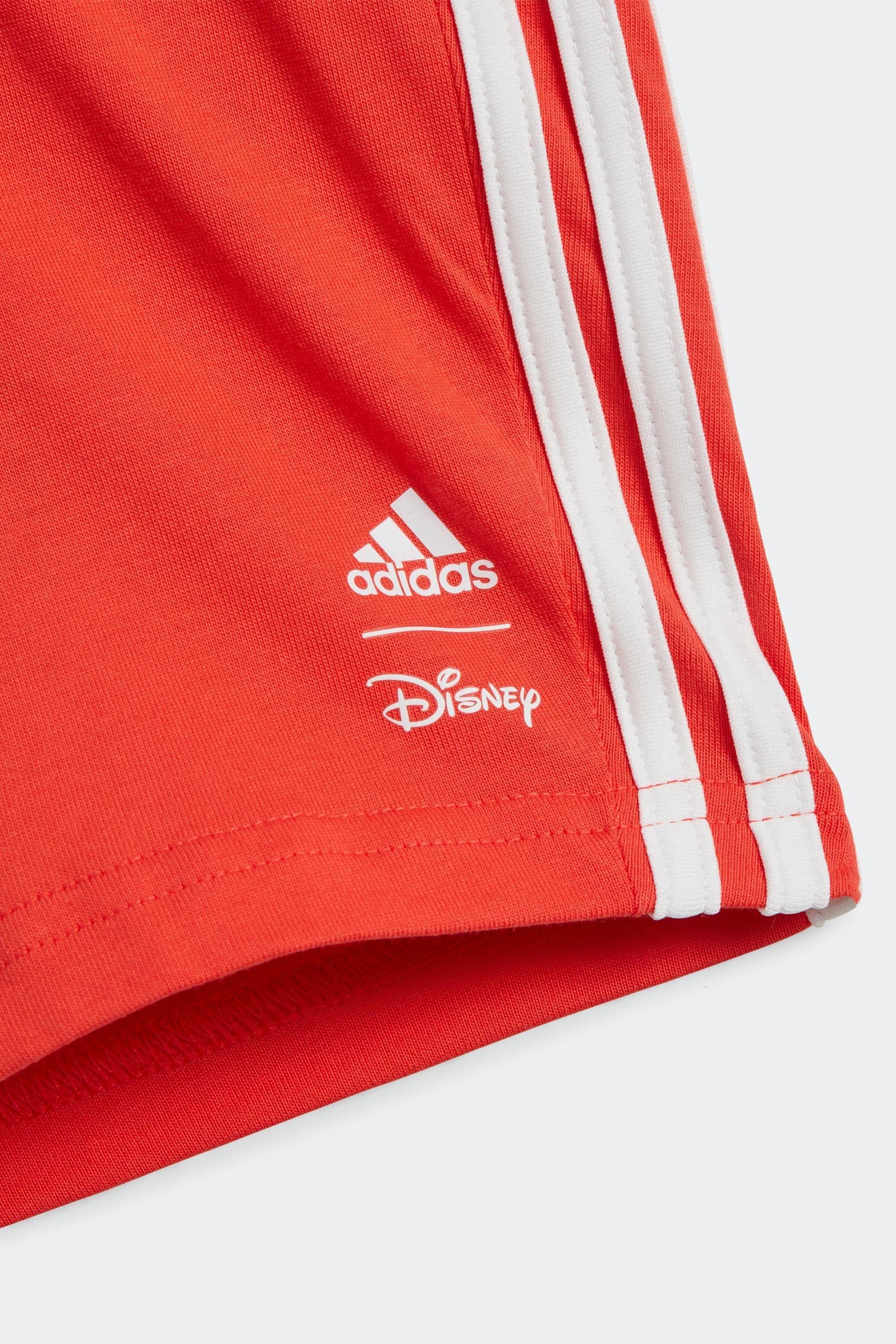 Buy adidas Red White Infant x Disney Mickey Mouse T Shirt and Shorts Set from Next Luxembourg