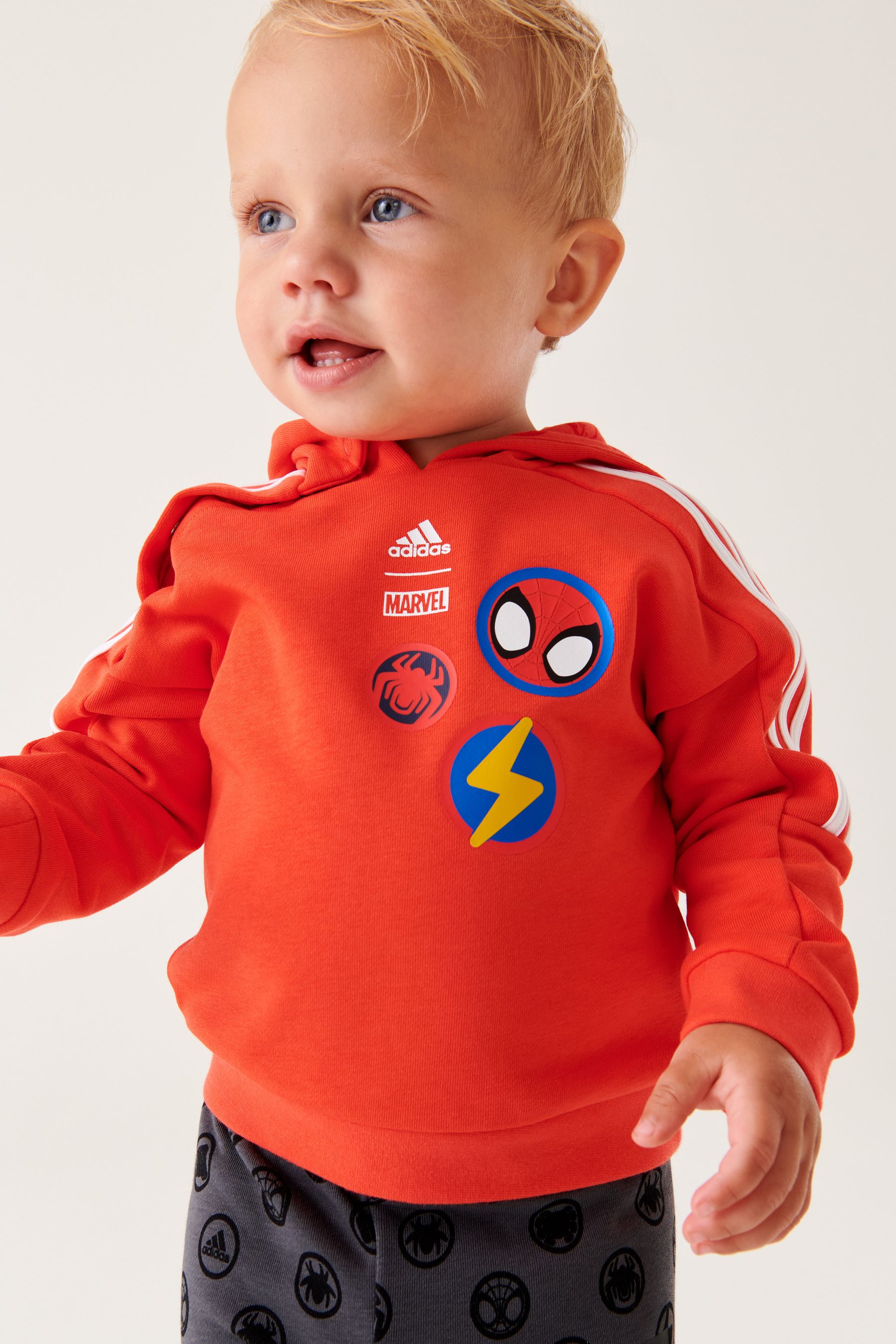 Buy adidas Red Sportswear Infant adidas x Marvel Spider Man Tracksuit from Next Luxembourg