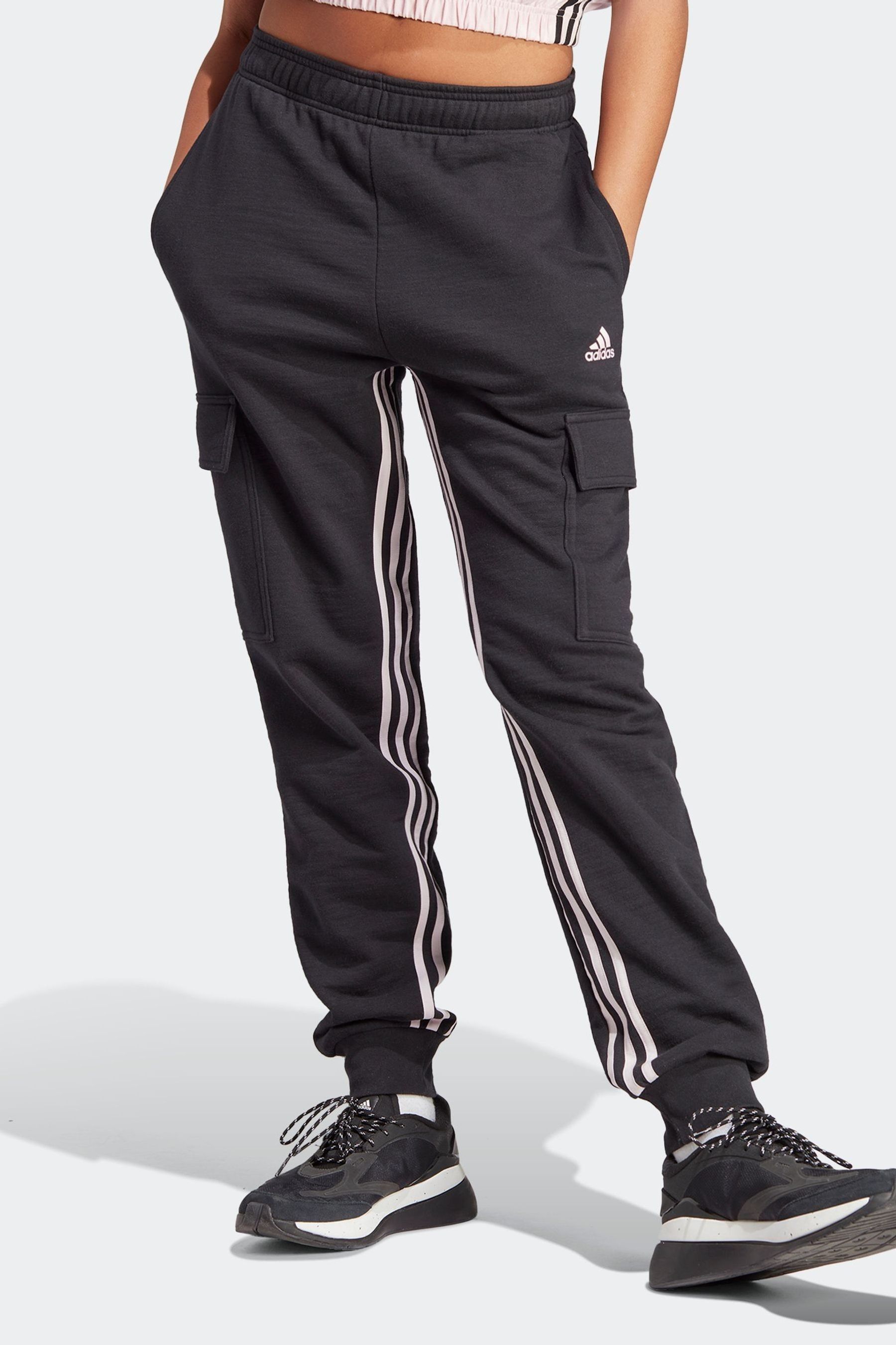 Adidas high rise joggers sale