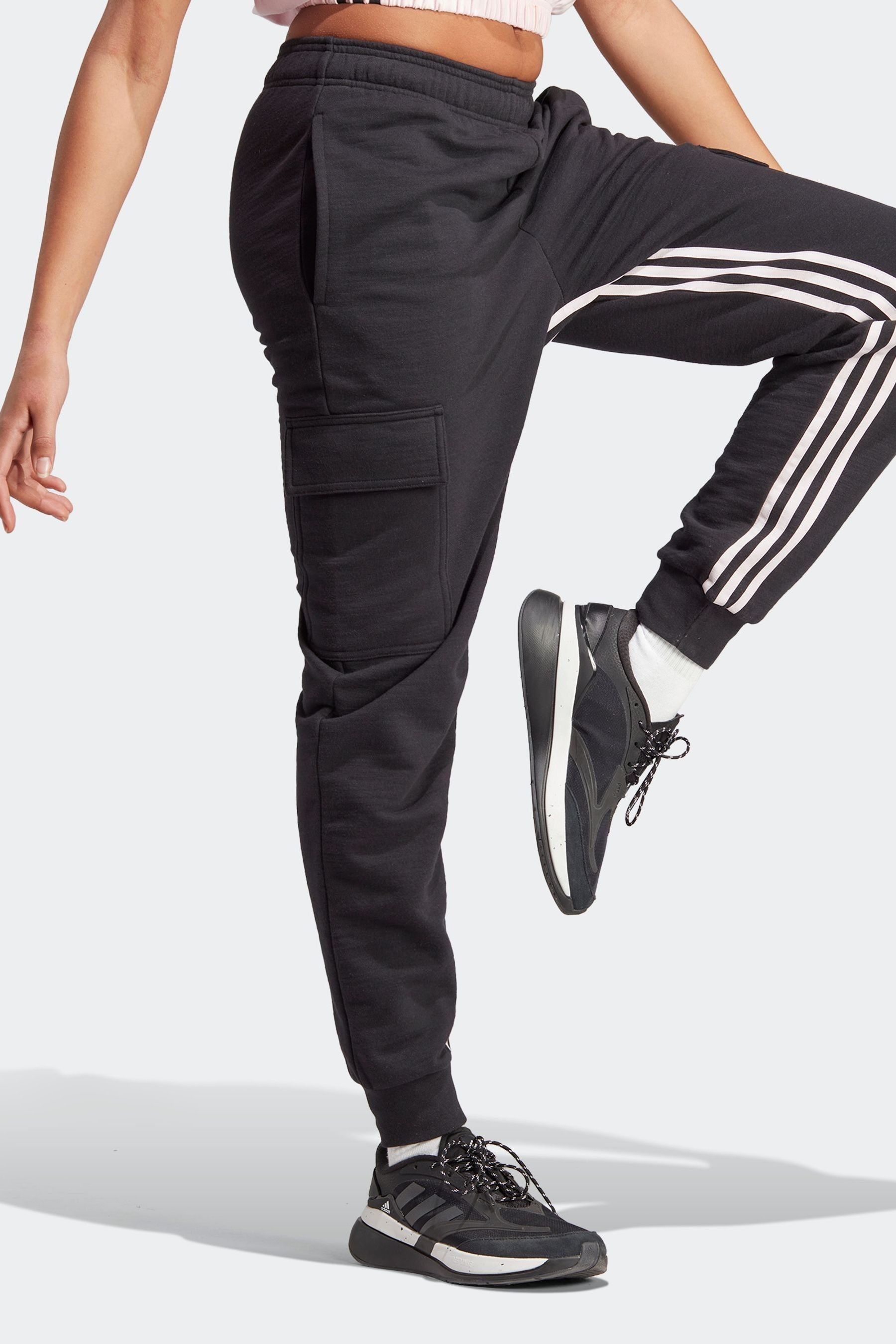 adidas Tapered Sportswear Dance 3 Stripes High waisted Cargo Joggers