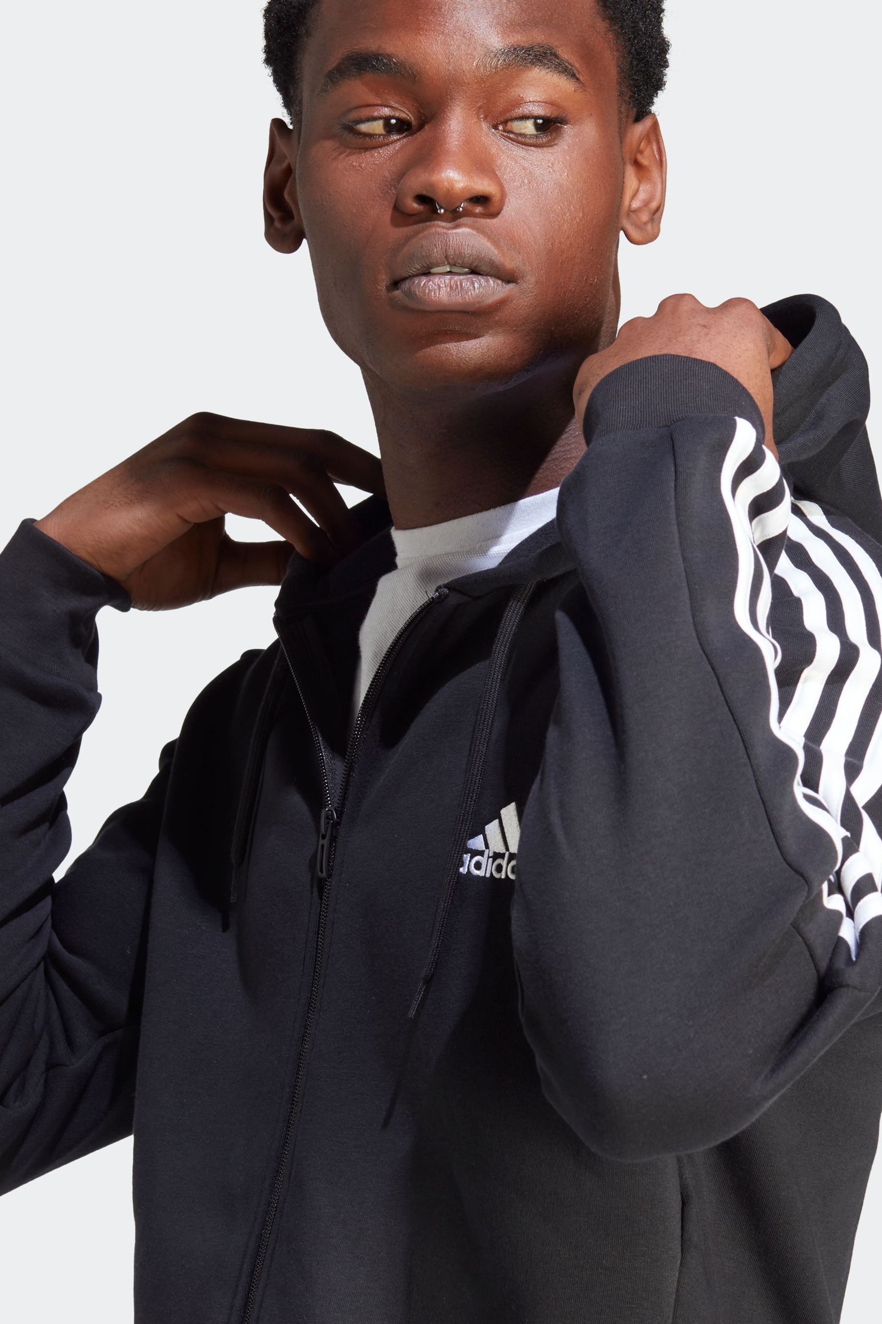 Buy adidas Essentials Fleece 3 Zip Up Hoodie Next Ukraine