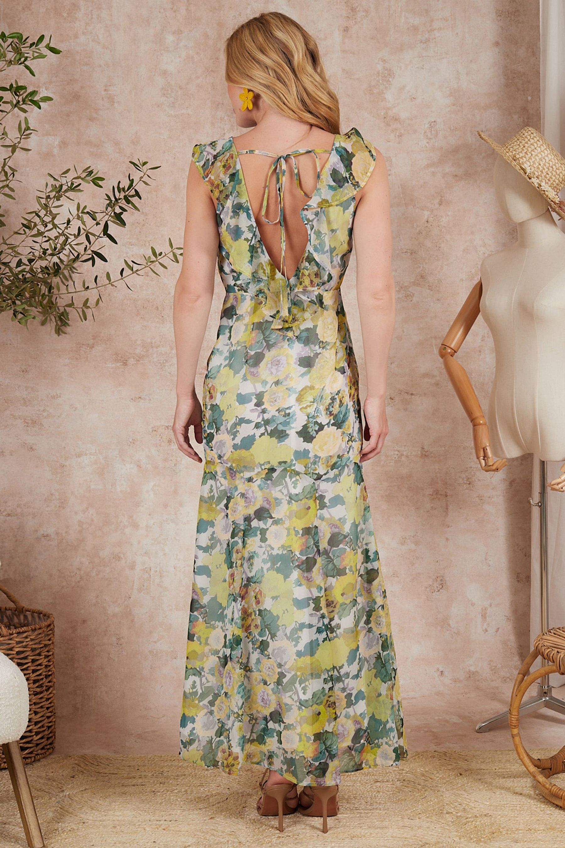 Hope and ivy yellow dress outlet