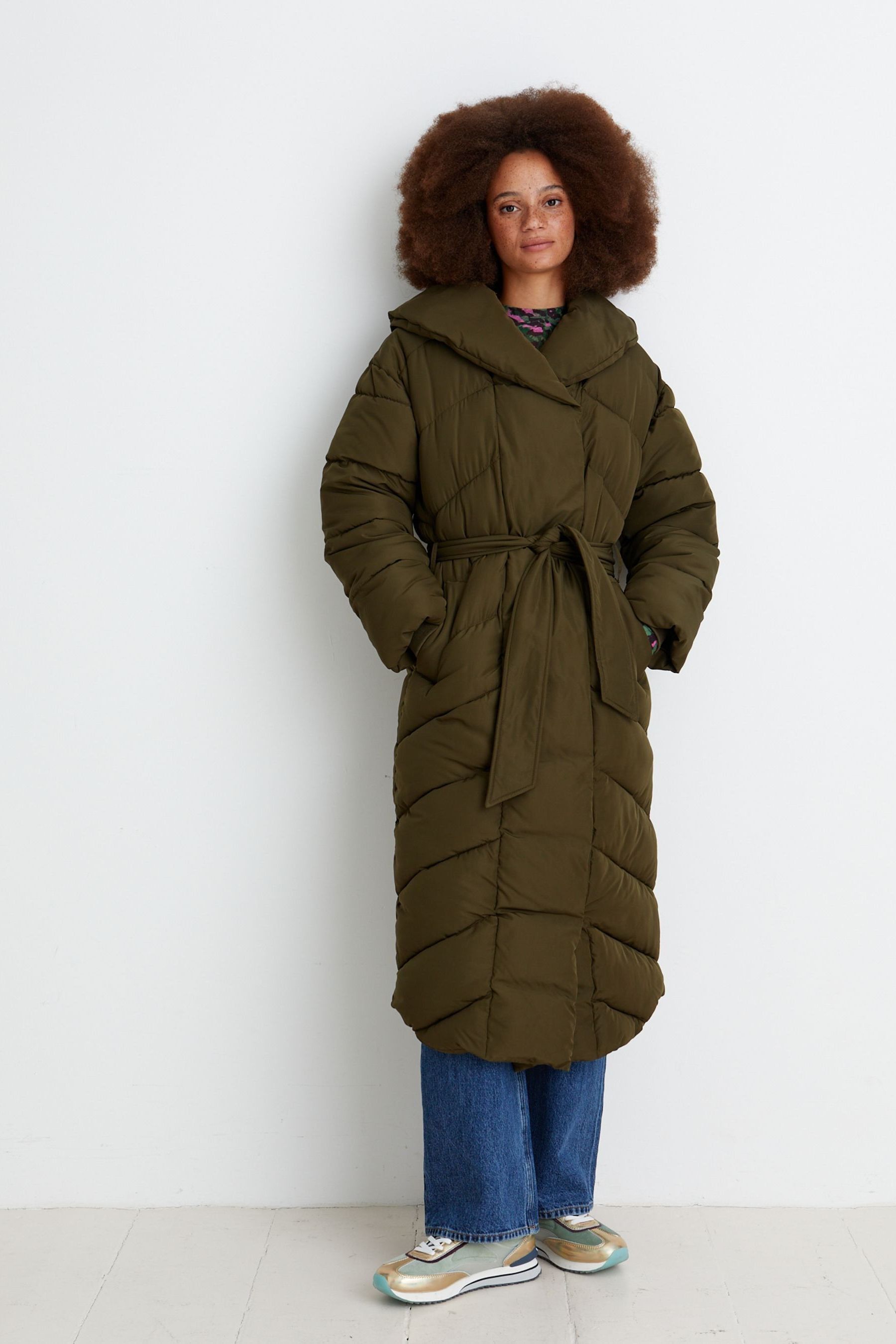 Oliver bonas green coat shop