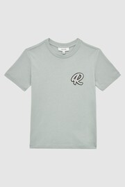 Reiss Rosemary Jude Motif Crew Neck T-Shirt - Image 2 of 6