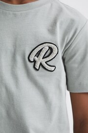 Reiss Rosemary Jude Motif Crew Neck T-Shirt - Image 4 of 6