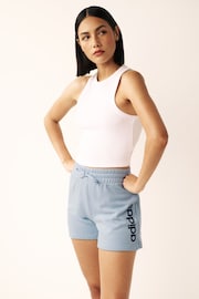 adidas Blue Sportswear Essentials Linear French Terry Shorts - Image 1 of 6