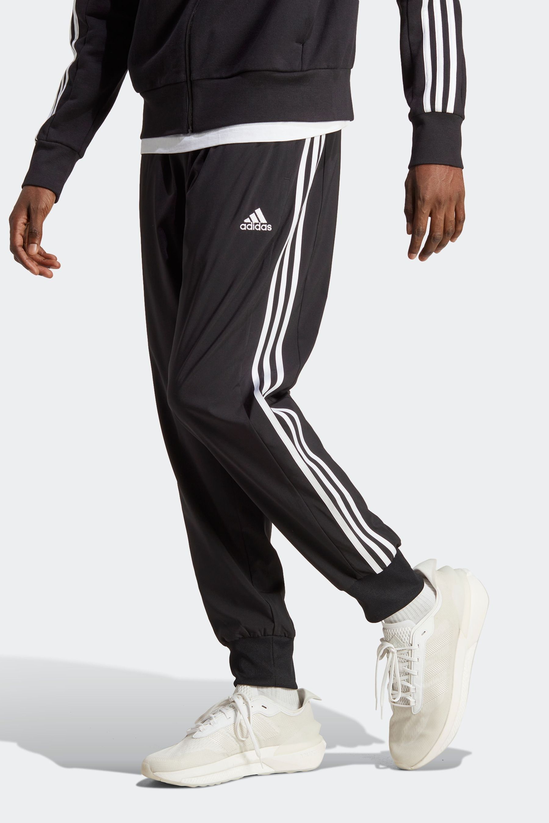 Tapered cuffed joggers on sale