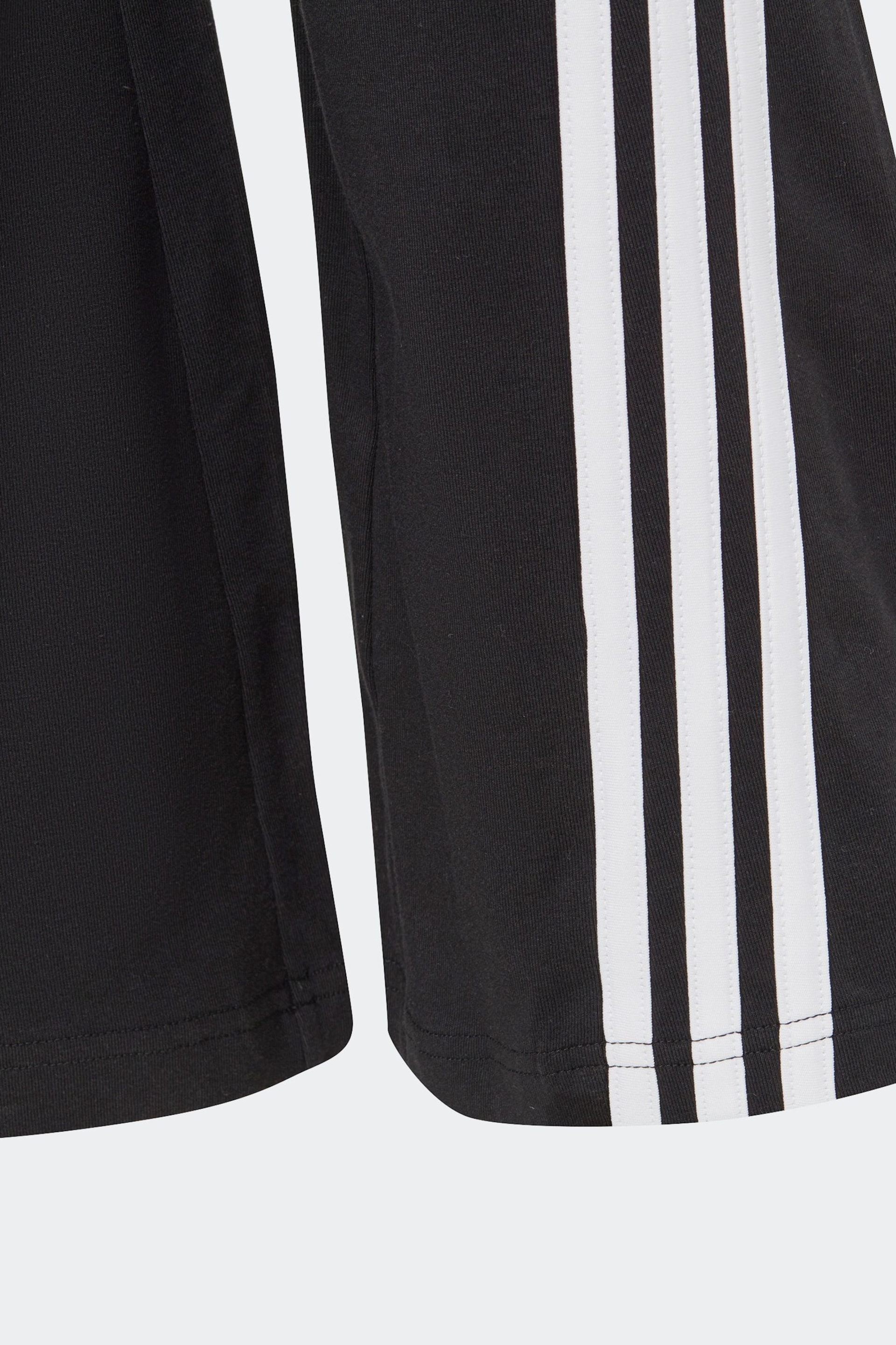 adidas Black Sportswear Future Icons 3-Stripes Cotton Flared Leggings - Image 11 of 11