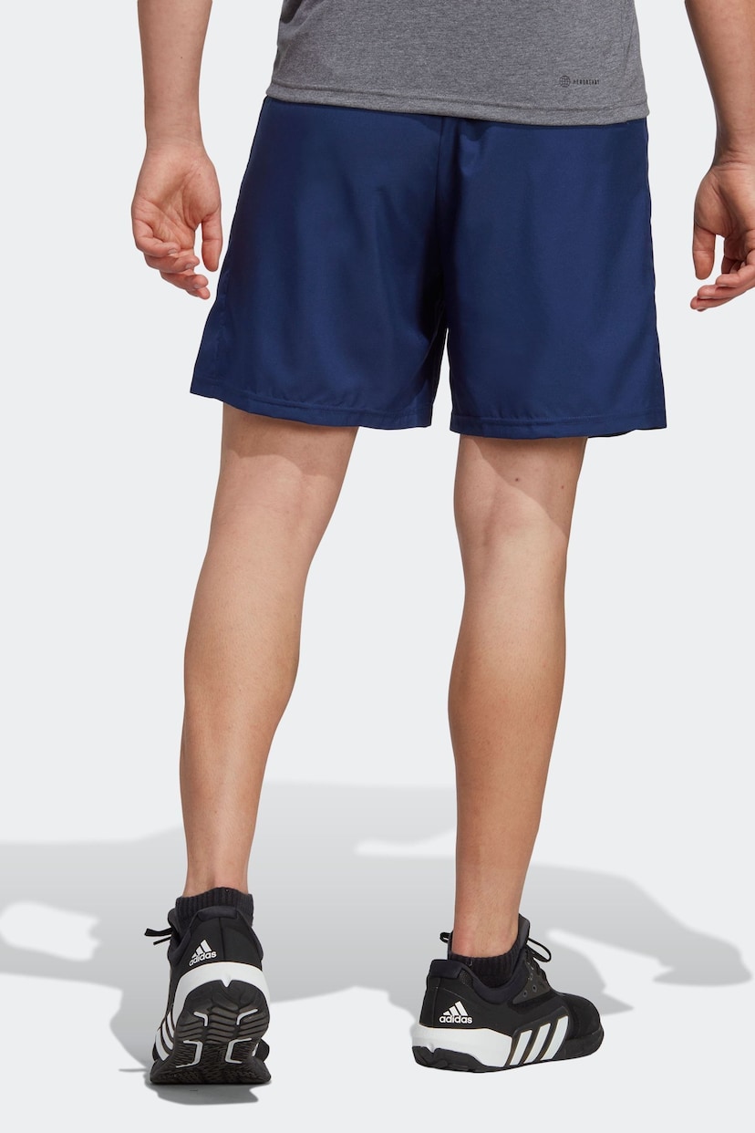 adidas Blue Train Essentials Woven Training Shorts - Image 2 of 6