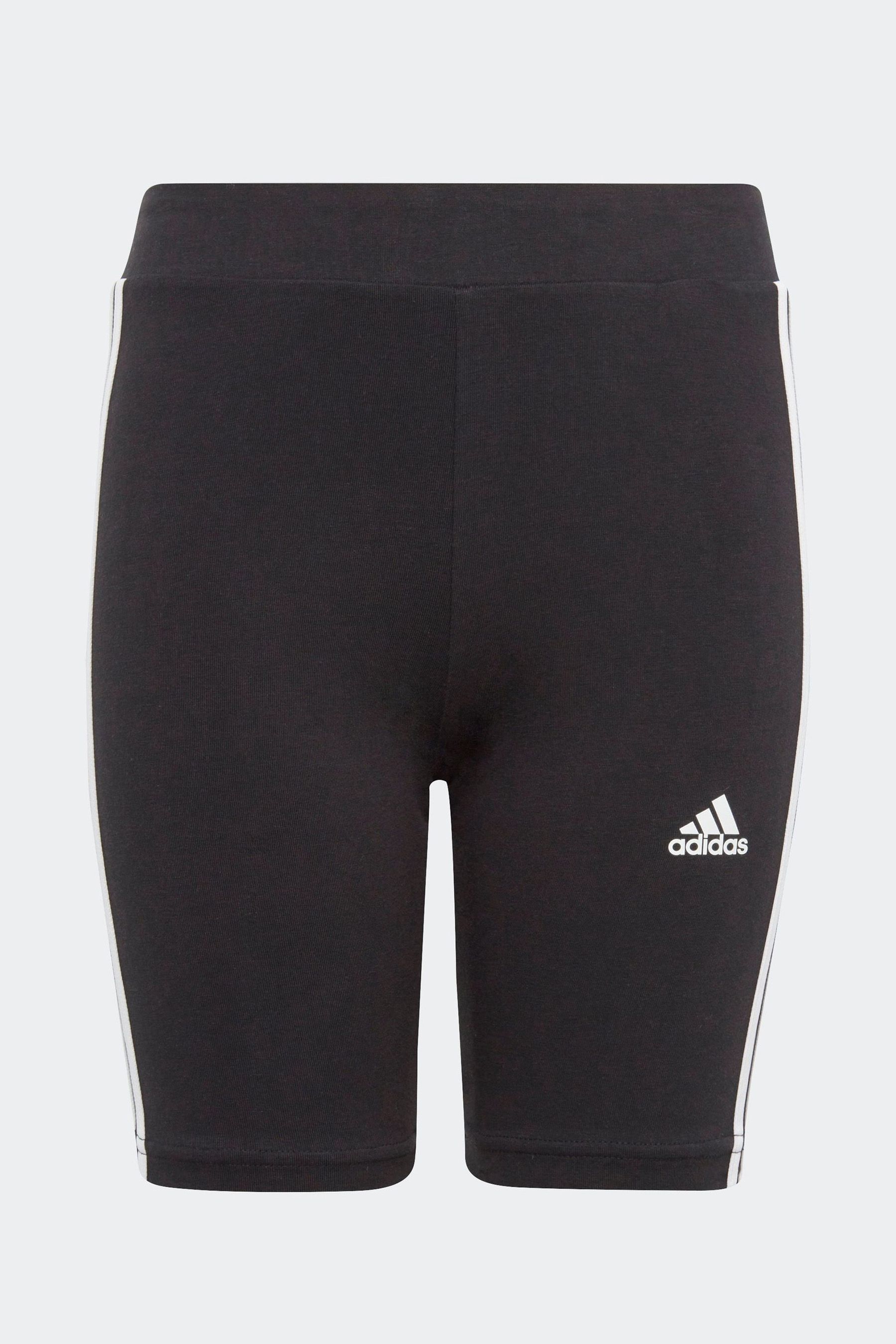 Buy adidas Black Sportswear Essentials 3 Stripes Cotton Biker Shorts from Next Bahrain
