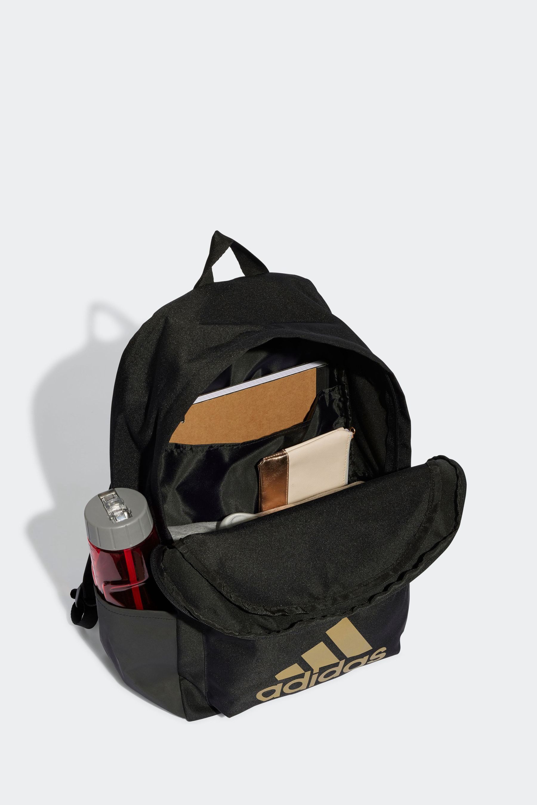 Adidas backpack black and gold new arrivals