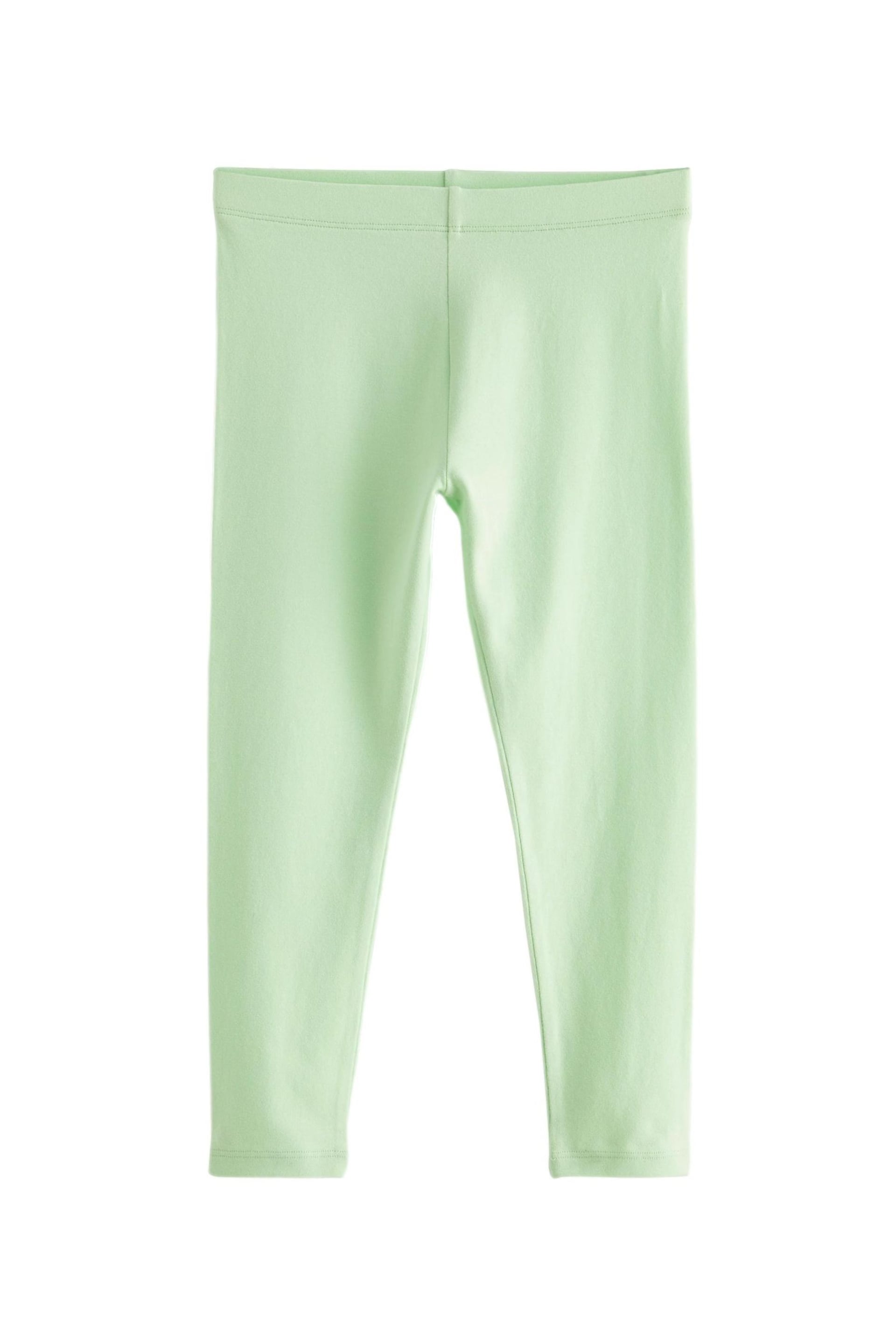 Green Lime Regular Fit Leggings (3-16yrs) - Image 5 of 7