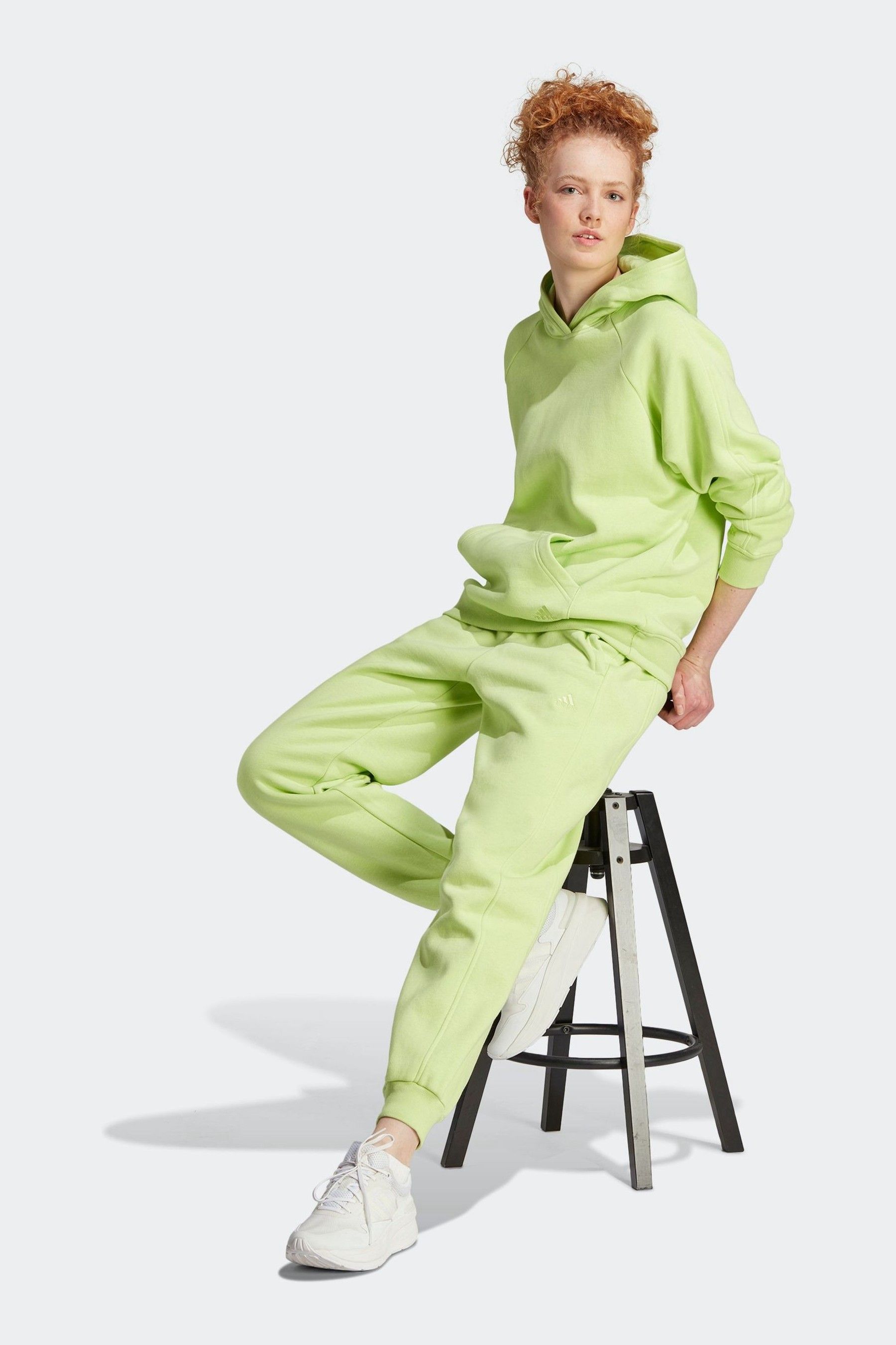 Adidas green and yellow hoodie on sale