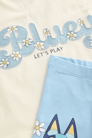 Blue Bluey Short Sleeve T-Shirt and Cycle Short Set (3mths-7yrs) - Image 6 of 8