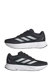 adidas Black/White Duramo SL Trainers - Image 5 of 9