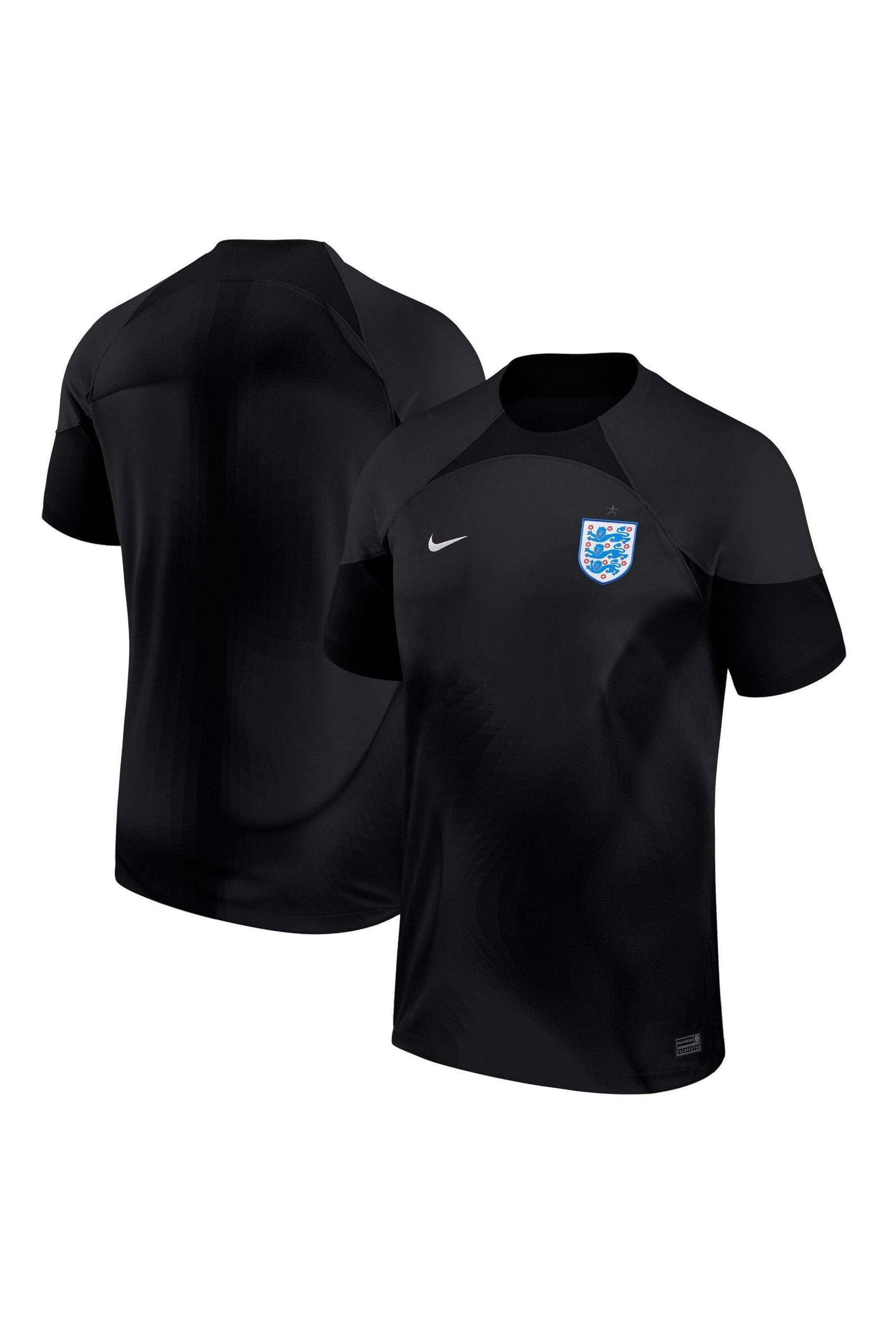 Buy Nike Black England Goalkeeper Stadium Football Shirt 2022 from the Next UK online shop