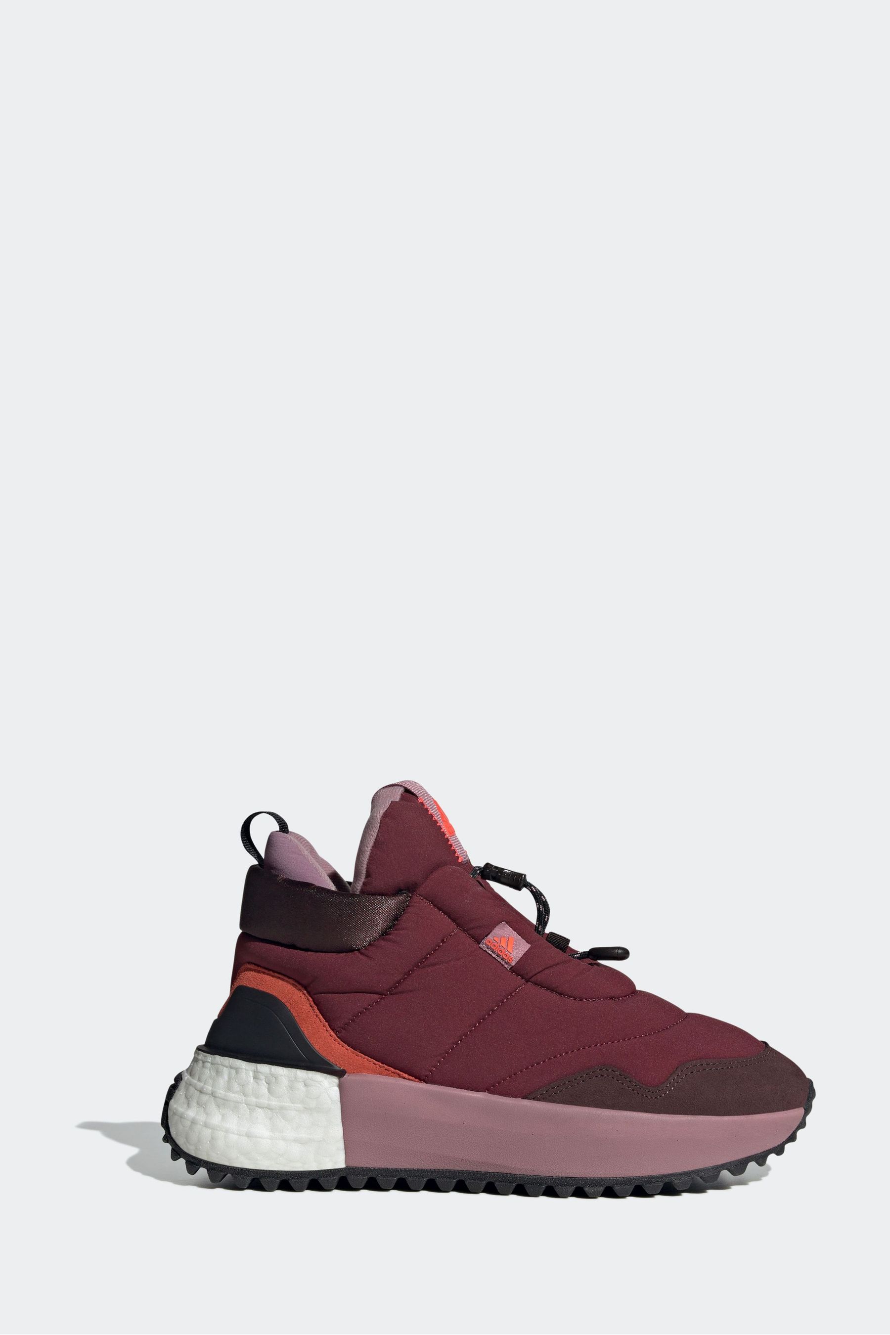 Red adidas shoes way one top