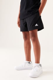 adidas Black Sportswear Essentials Small Logo Chelsea Shorts - Image 4 of 11