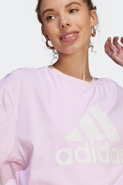 adidas Pink 100% Cotton Sportswear Future Icons Winners 3.0 T-Shirt - Image 6 of 7