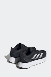 adidas Black/White Duramo Running Shoes - Image 5 of 10