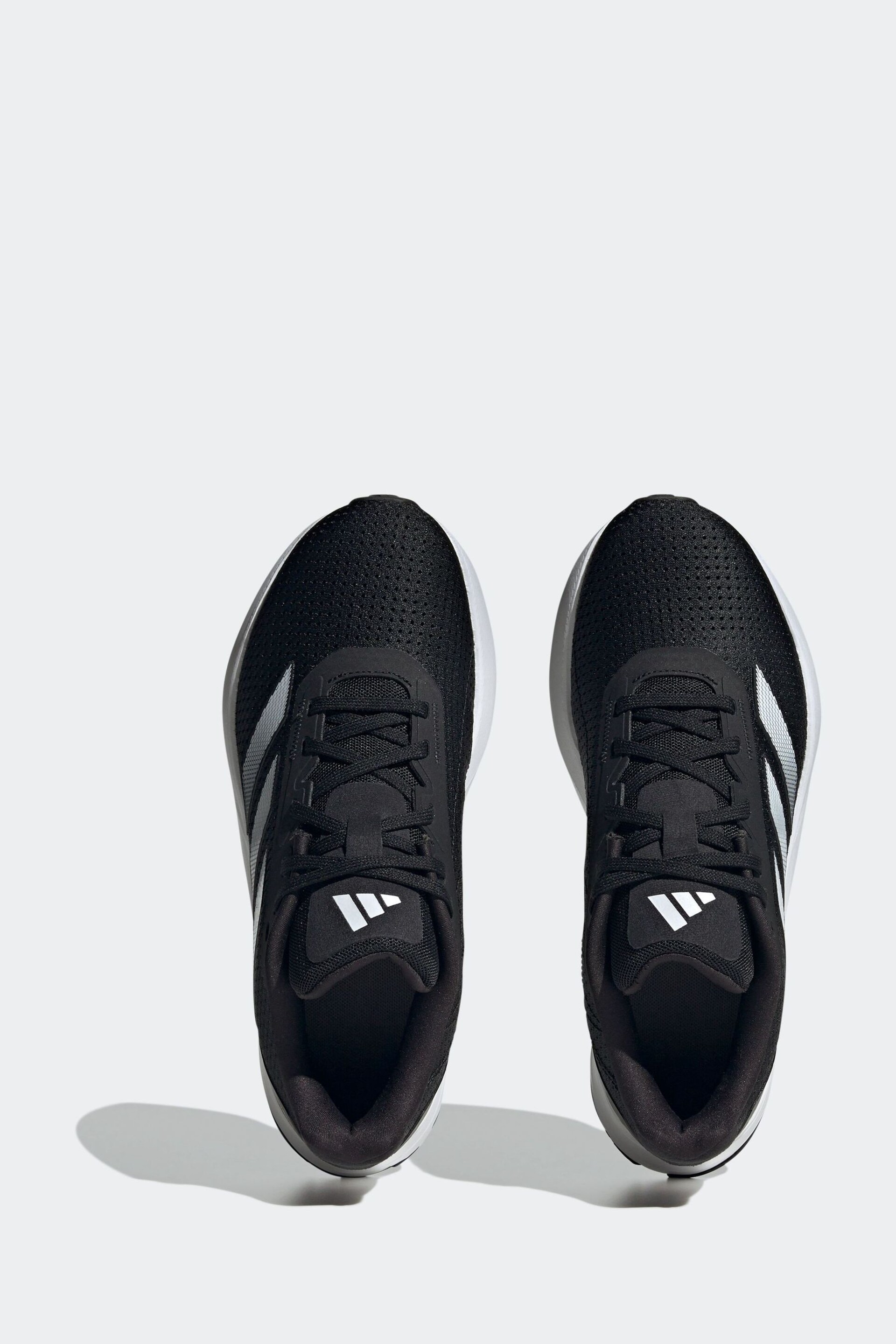 adidas Black/White Duramo Running Shoes - Image 7 of 10