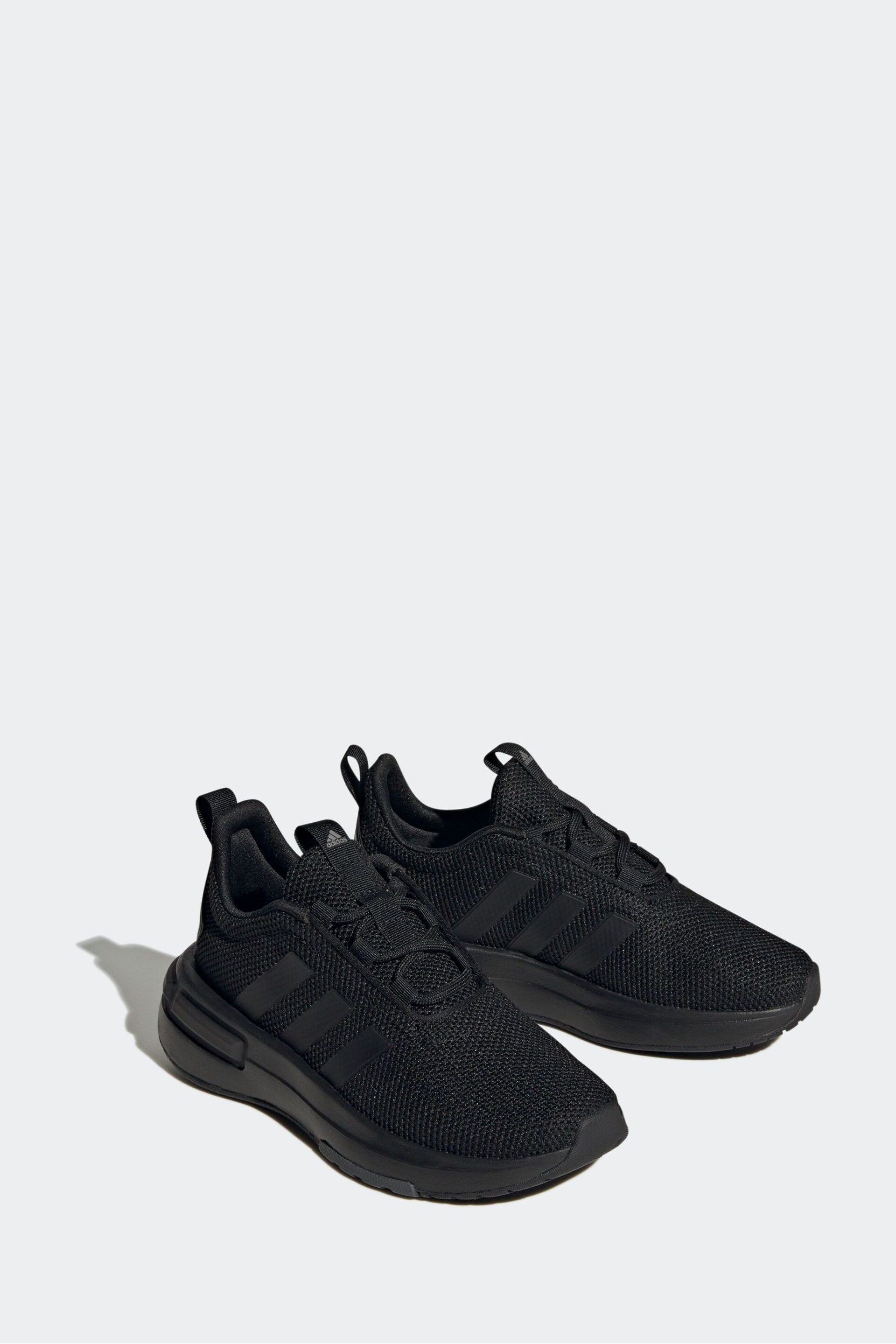 adidas Black Kids Racer TR23 Shoes - Image 3 of 8