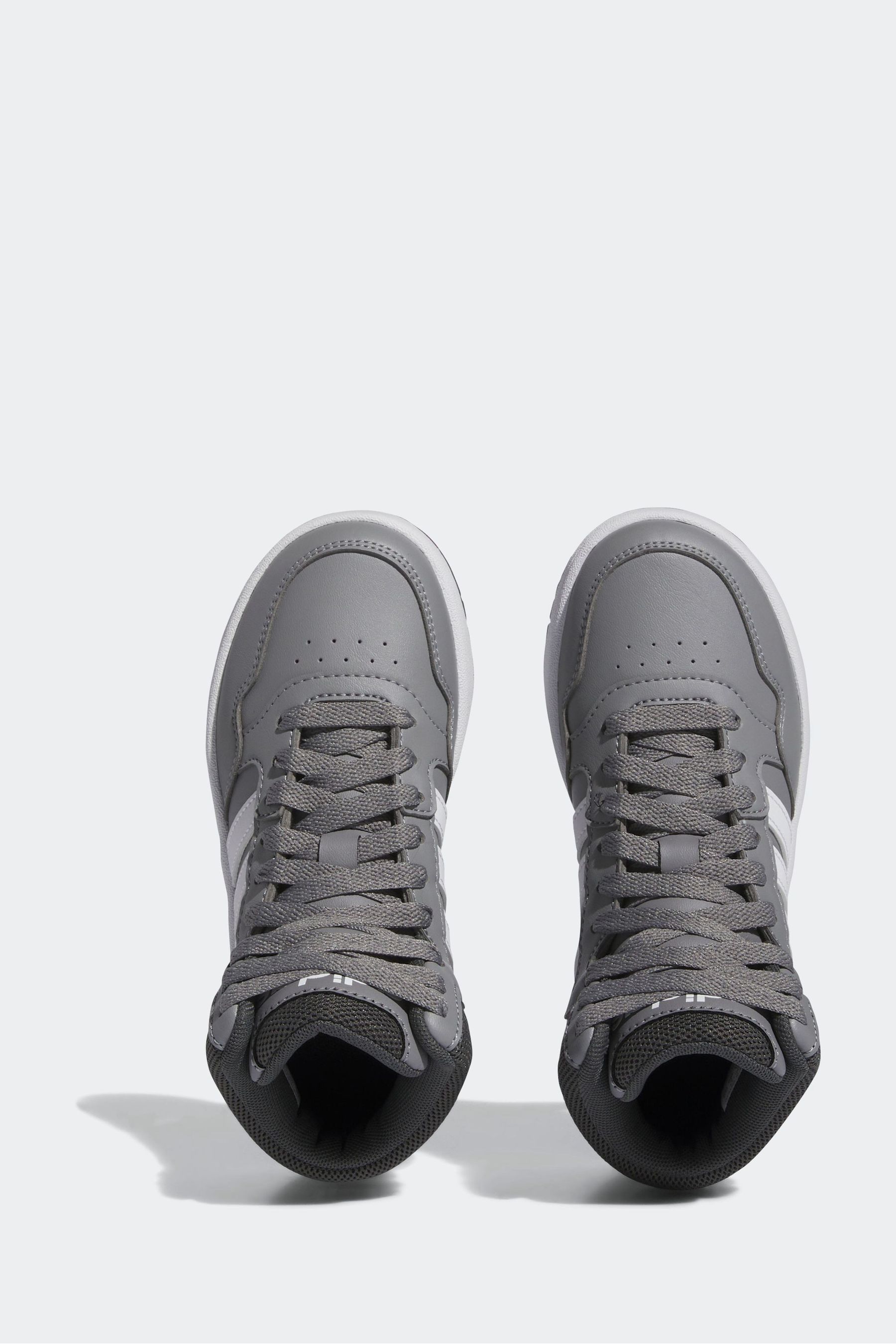 Buy adidas Grey White Hoops Mid Shoes from Next Singapore