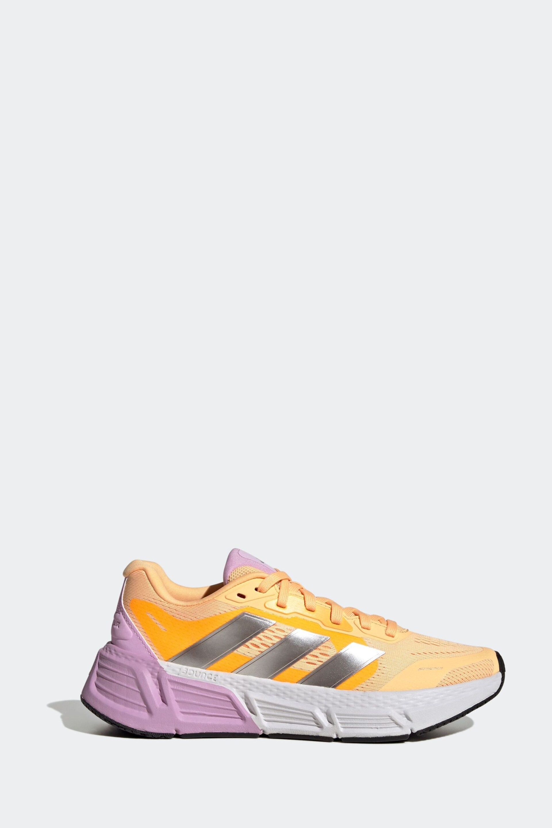 adidas Orange Questar Trainers - Image 1 of 9