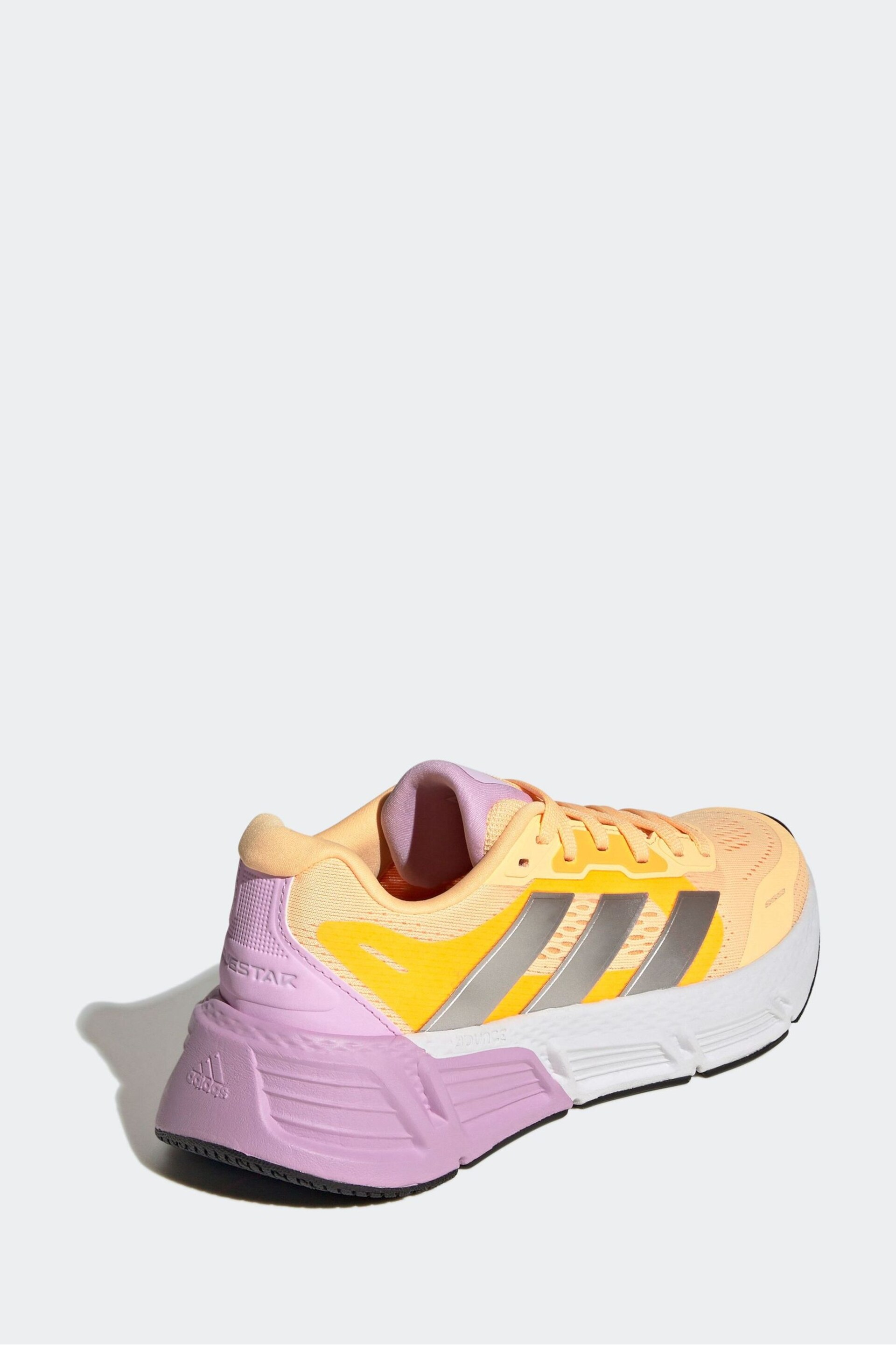 adidas Orange Questar Trainers - Image 3 of 9