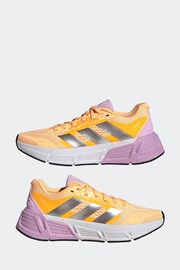 adidas Orange Questar Trainers - Image 5 of 9