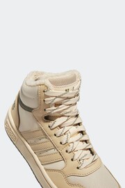 adidas Brown Kids Sportswear Hoops Mid 3.0 Trainers - Image 8 of 9